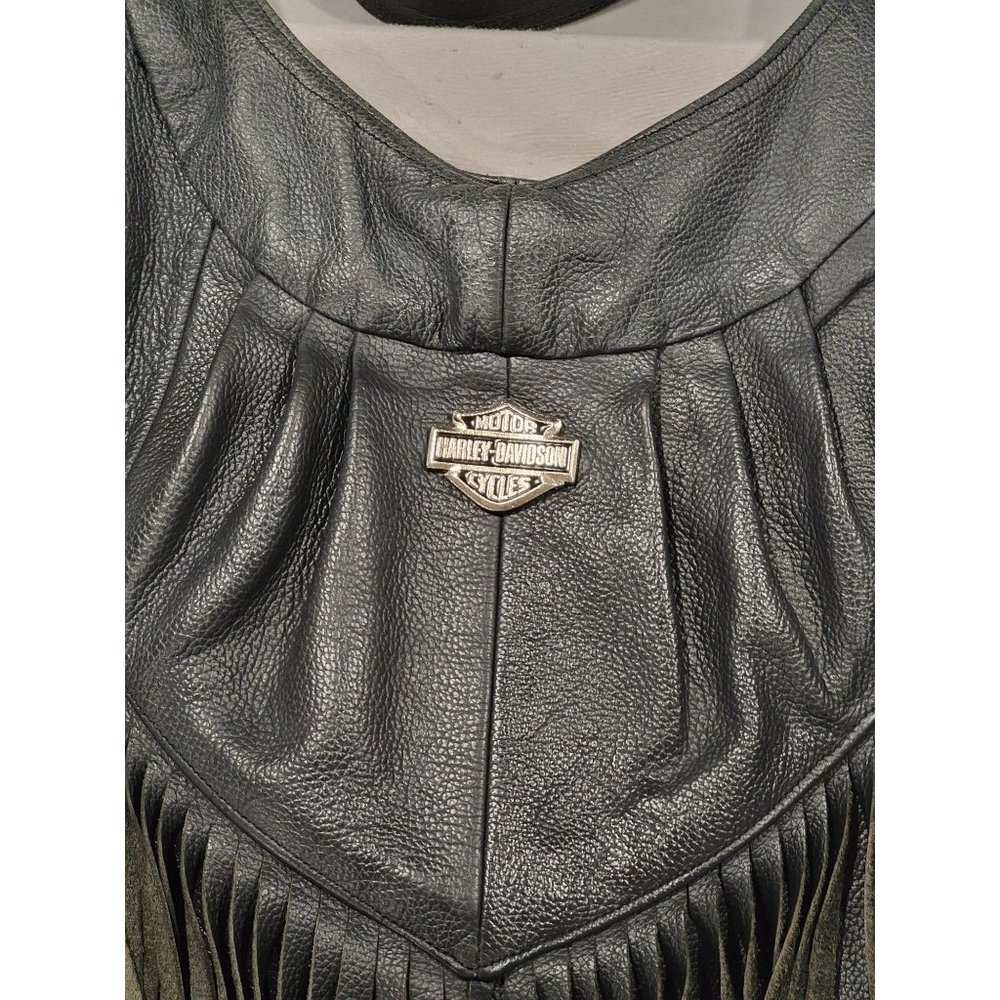 Vintage Harley Davidson Fringed Crossbody Shoulder Purse